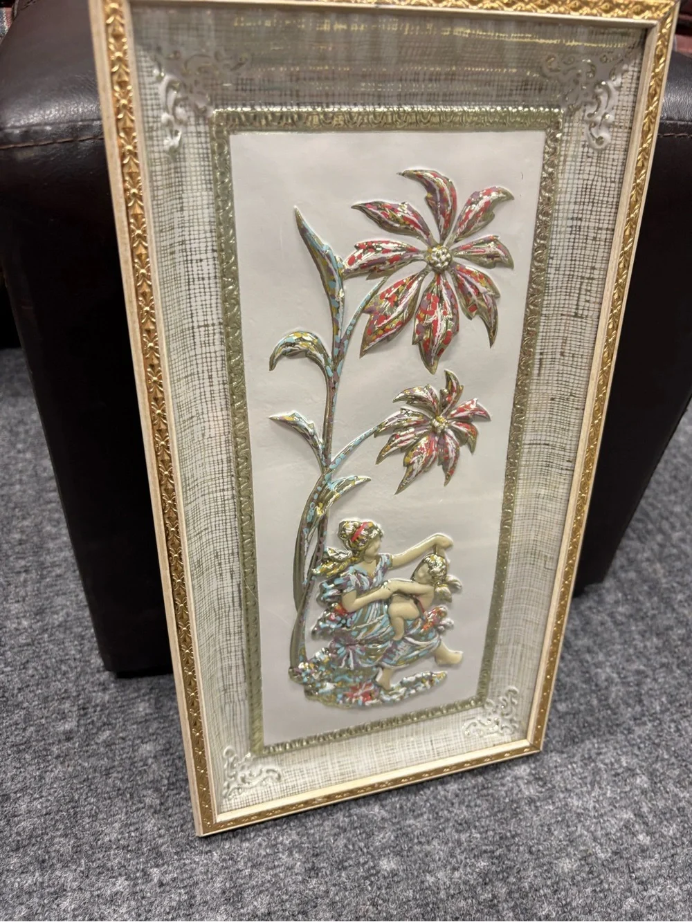 Ornate MCM Four Seasons by Metalart  3D Wall Art Vintage